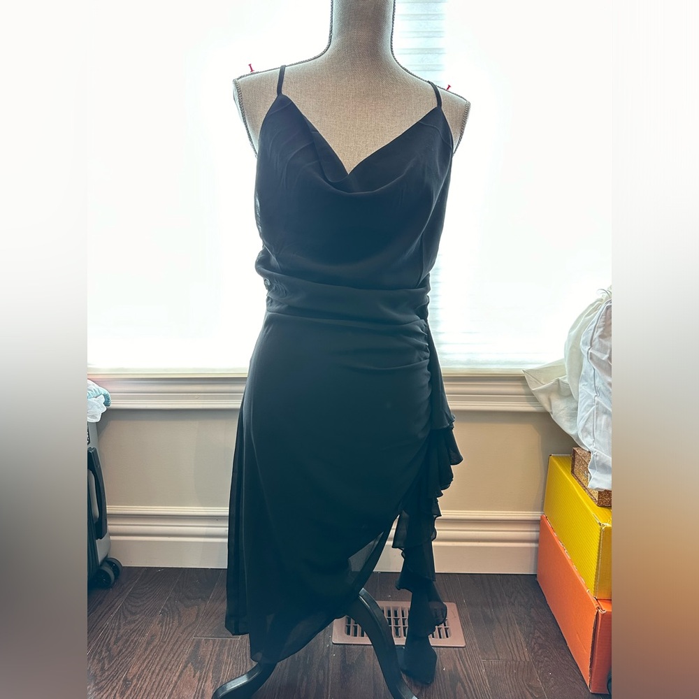 Fashionnova Black Vivid Melody Mini Dress